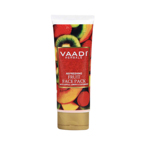 Vaadi Herbals Refreshing Fruit Face Pack with Apple Lemon & Cucumber 600 g